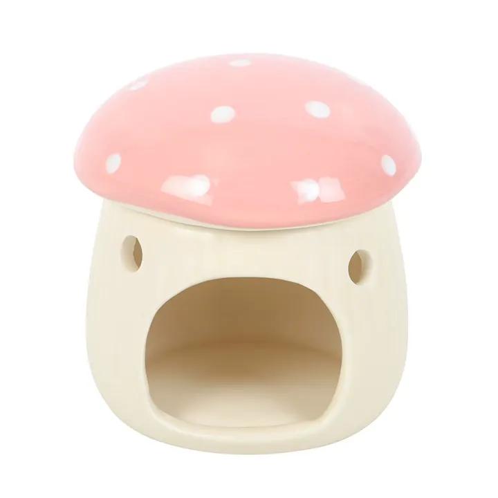 N/A Pink Mushroom Oil Burner -