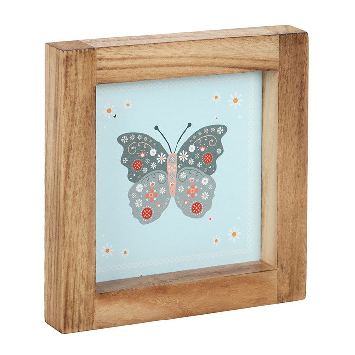 Floral Bug Wall Art – Set of 4 Framed Prints