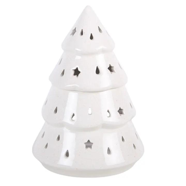 N/A White Winter Fir Tree Oil Burner -