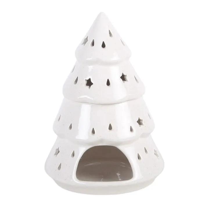 N/A White Winter Fir Tree Oil Burner -
