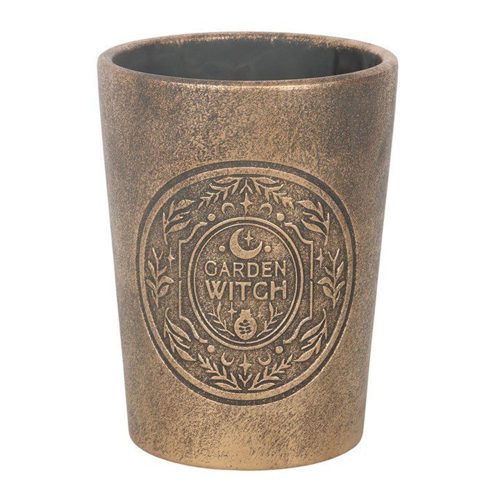 Bronze Effect Terracotta Plant Pot - Enchant Your Garden with a Touch of Magic