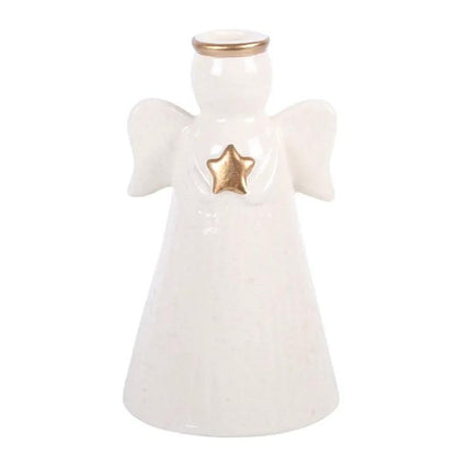 N/A Star Angel Taper Candle Holder -