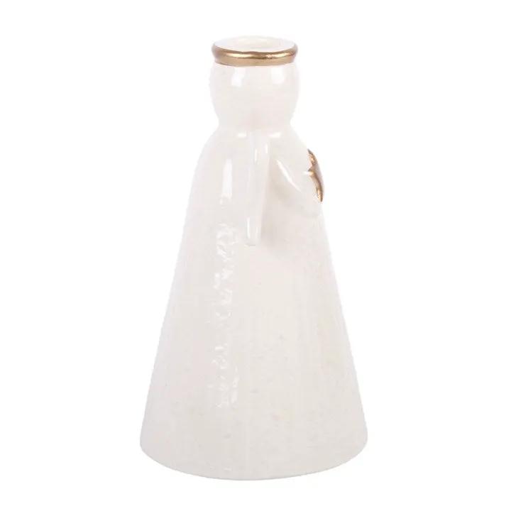 N/A Star Angel Taper Candle Holder -