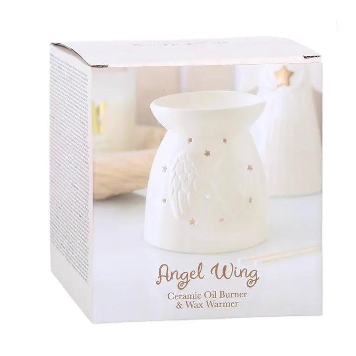 N/A 3D Angel Wing Oil Burner and Wax Warmer -