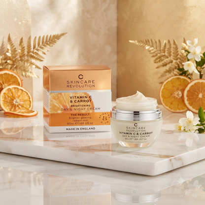 Skin Care Skin Care Revolution Vitamin C Carrot Brightening Cream 50g - Day & Night Moisturizer - Hidratantes faciais