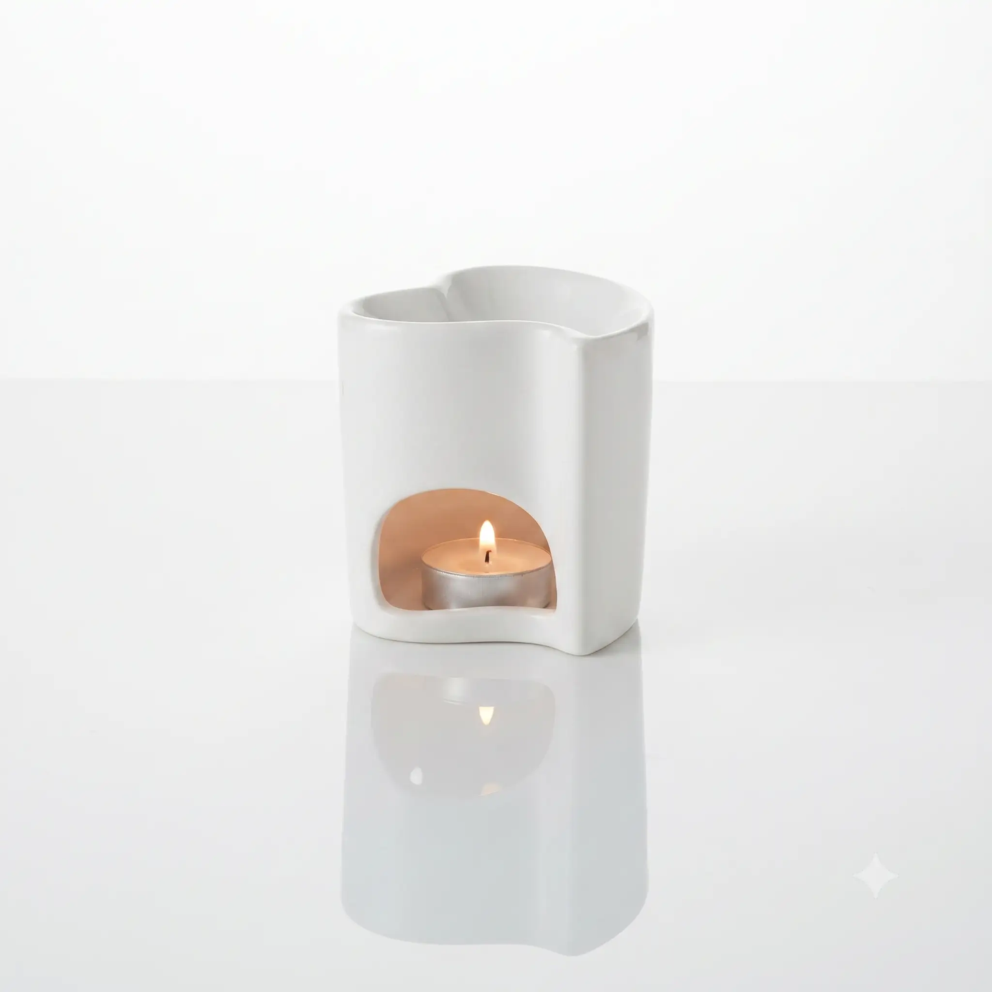 N/A White Heart Oil Burner - Uncategorized