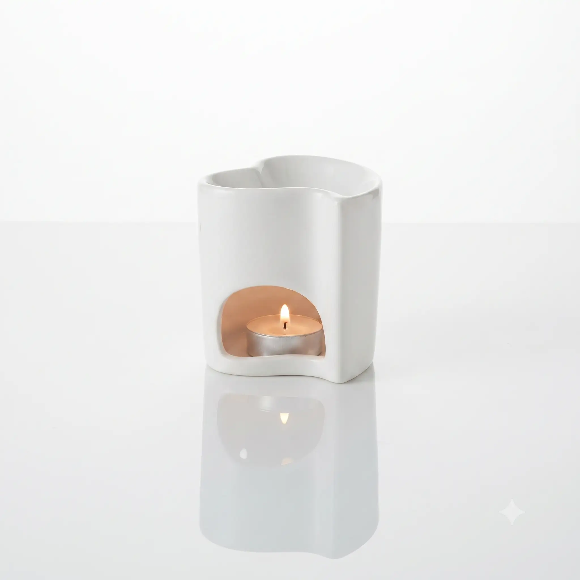 N/A White Heart Oil Burner - Uncategorized