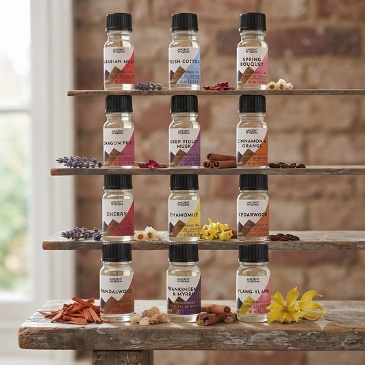 Ancient Wisdom Ancient Wisdom Fragrance Oil 10ml Pack Of 12 Assorted Scents - Fragrance Oil