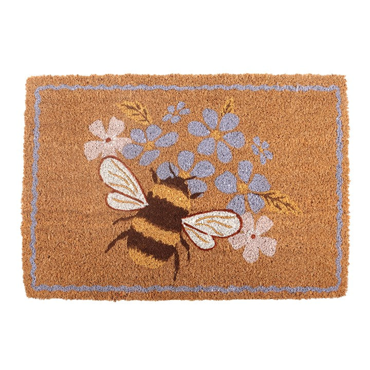 Charming Honey Bee Doormat: Welcome Home with a Buzz