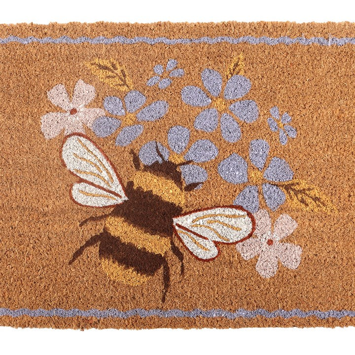 Charming Honey Bee Doormat: Welcome Home with a Buzz