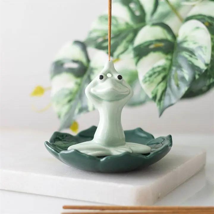 N/A Yoga Frog Incense Stick Holder -
