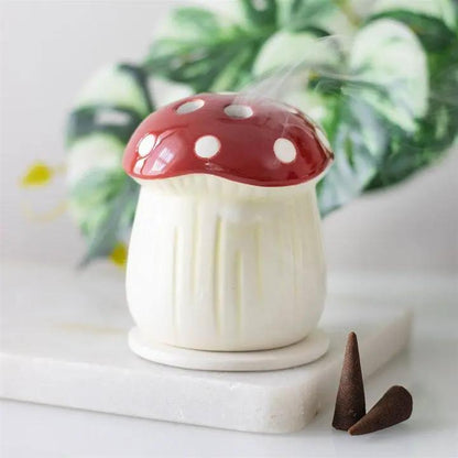 N/A Mushroom Incense Cone Holder -