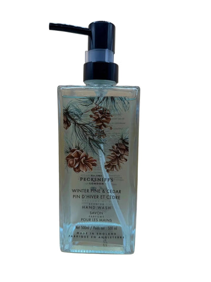 Pecksniff’s Winter Pine Hand Wash 500ml - Nourishing Cedar & Pine Hand Wash - Everyday Bargainz