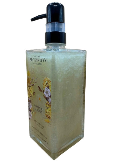 Pecksniff's Honey Almond Hand Wash 500ml - Nourishing Glass Cleanser - Everyday Bargainz