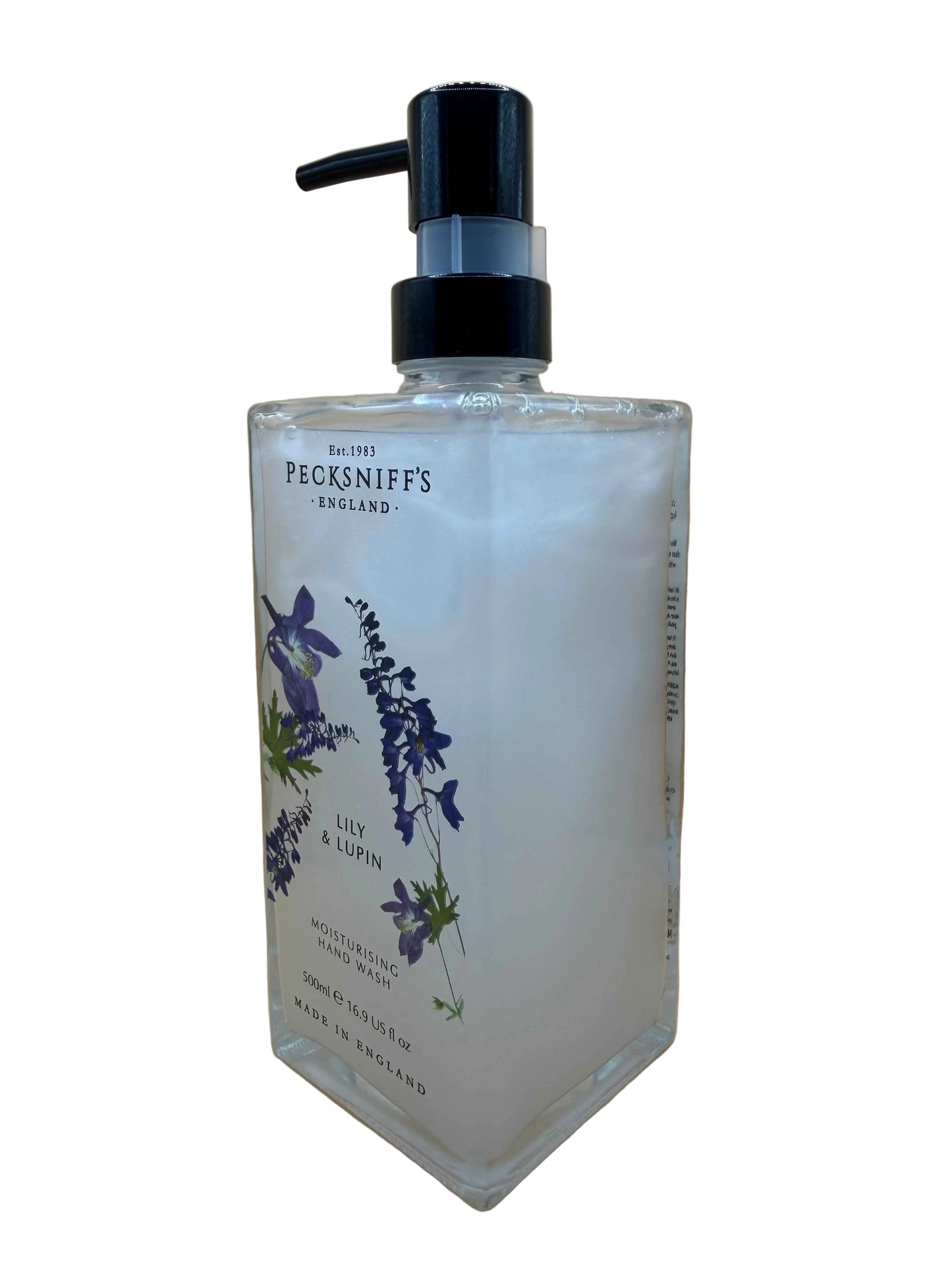 Pecksniff’s Lily & Lupin Glass Hand Wash 500ml