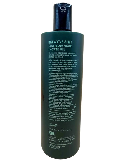 Pecksniffs Relax Shower Gel 3In1 500ml - Ultimate Refreshment for Your Skin - Everyday Bargainz