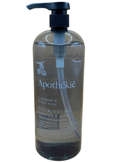 Apothekie Cashmere & White Mush Nourishing Shower Gel 1000ml - Luxurious Hydration with Apothekie Cashmere Shower Gel - Everyday Bargainz