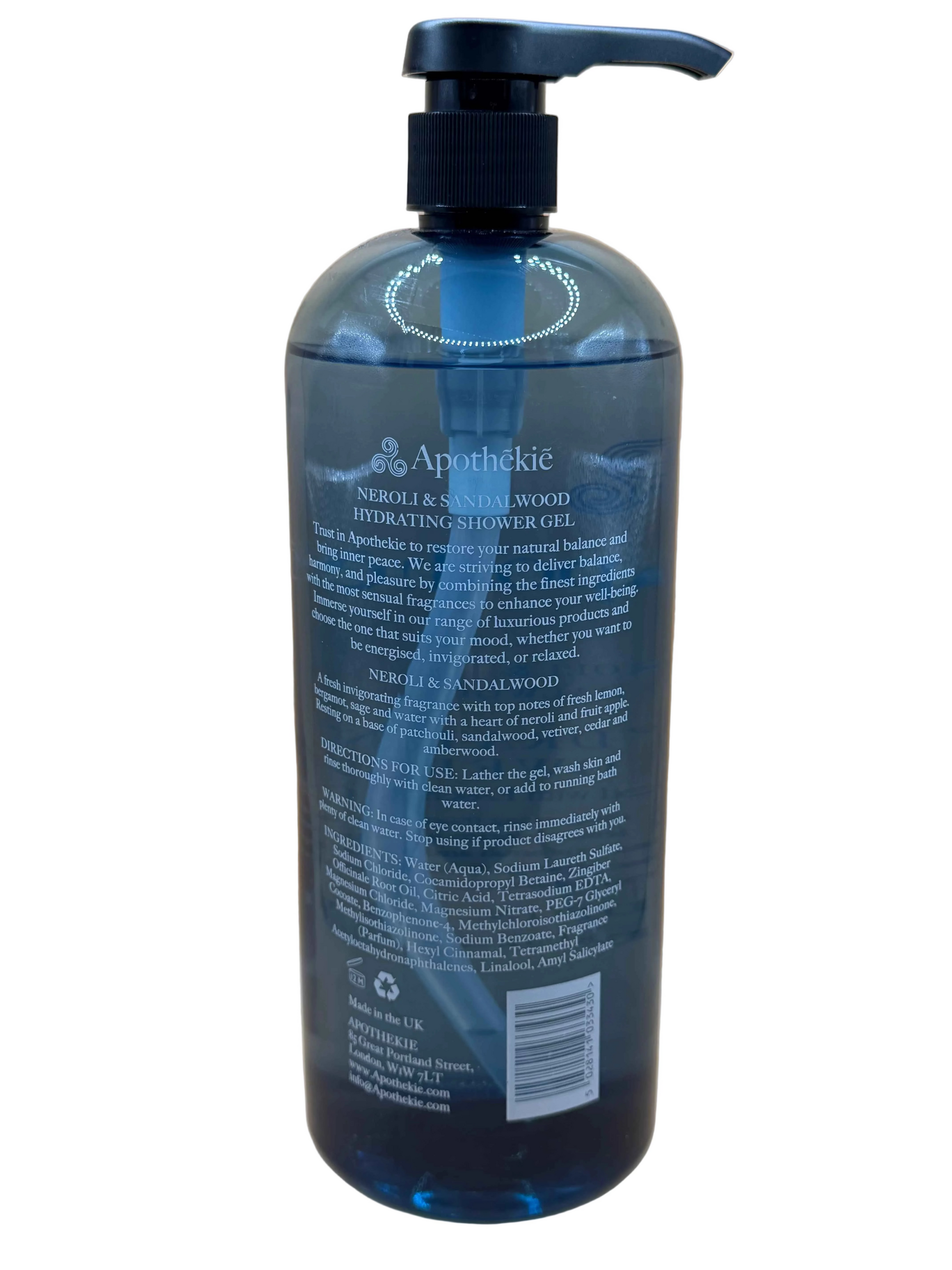 Apothekie Neroli & Sandalwood Mush Nourishing Shower Gel 1000ml
