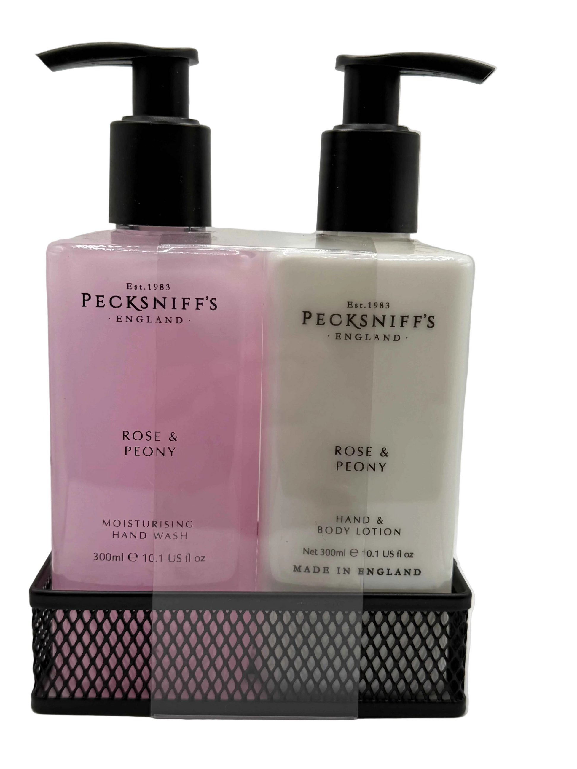 Pecksniffs Rose & Pony Hand Wash, Hand & Body Set 300ml Each