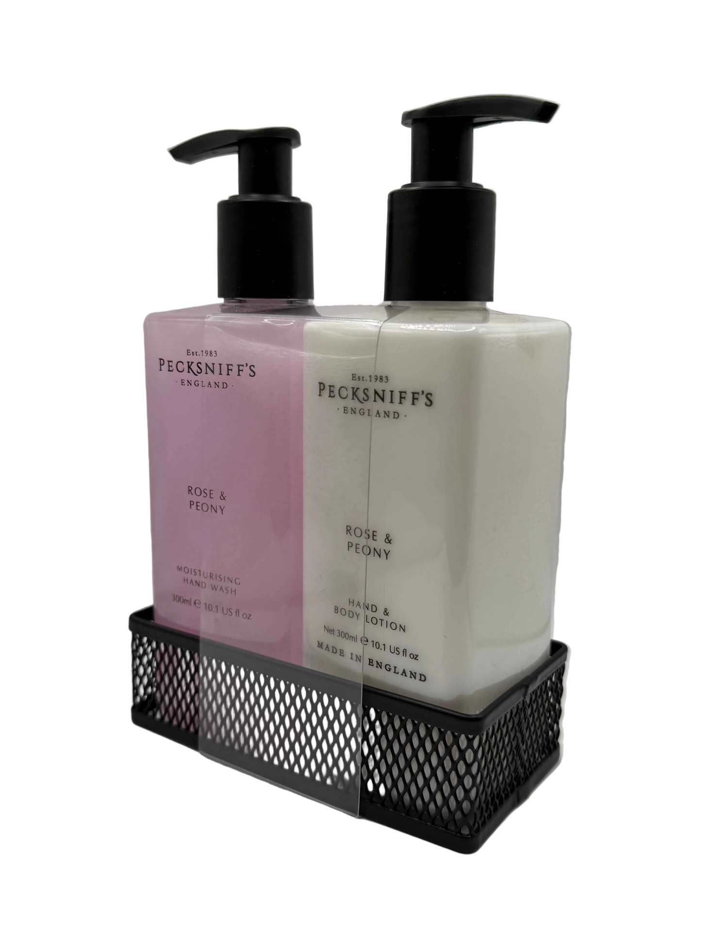 Pecksniffs Rose & Pony Hand Wash, Hand & Body Set 300ml Each
