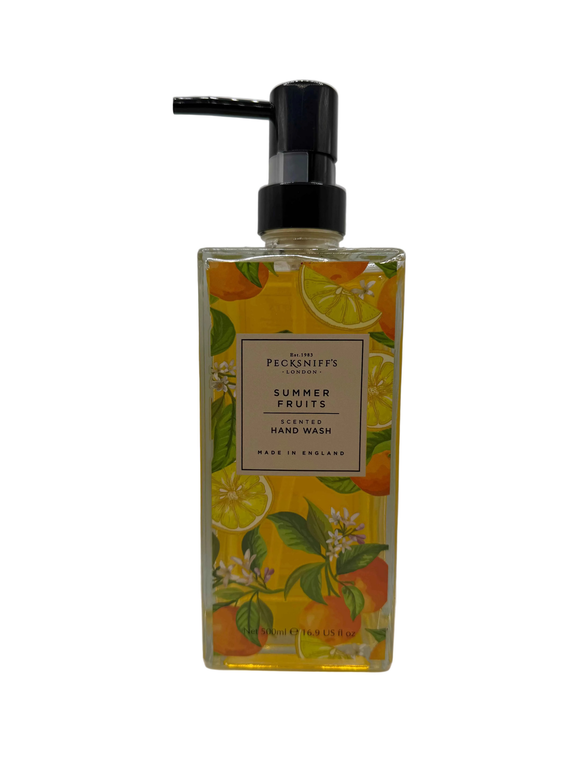 Pecksniff’s Summer Fruits Glass Hand Wash 500ml