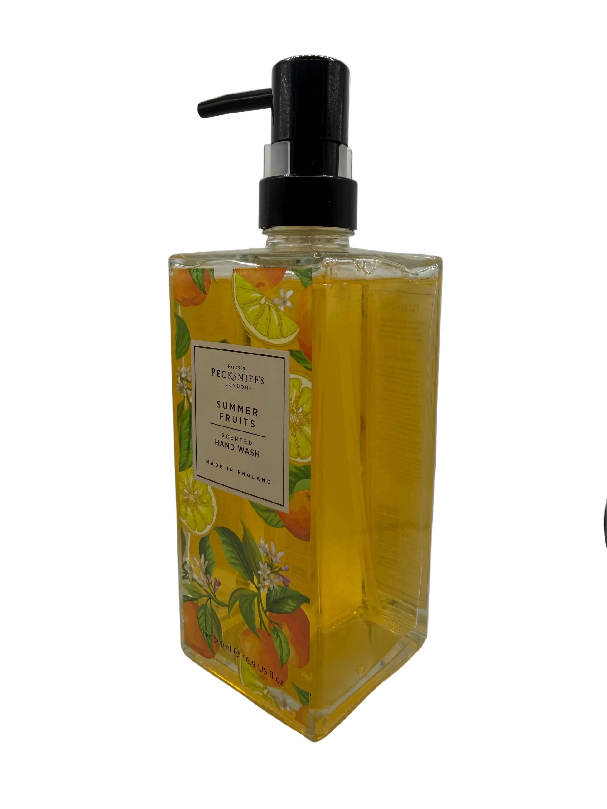 Pecksniff’s Summer Fruits Glass Hand Wash 500ml