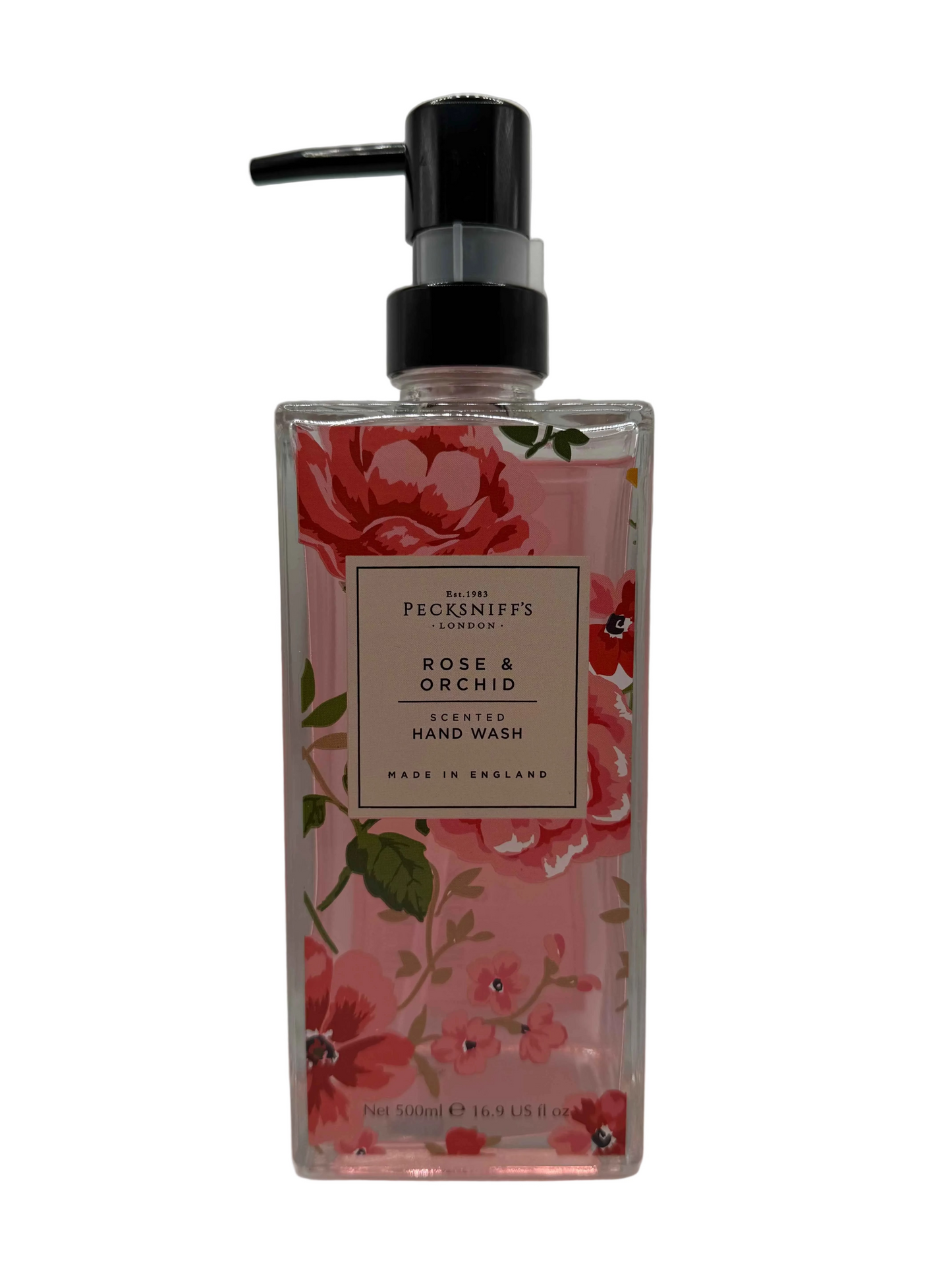 Pecksniff’s Rose & Orchid Glass Hand Wash 500ml