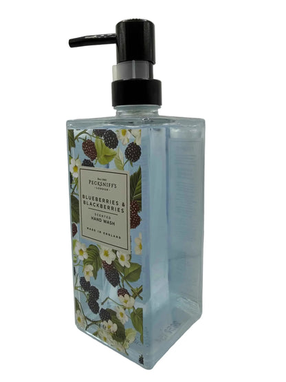 Pecksniffs Hand Wash Blueberries Blackberries 500ml - Luxurious Glass Bottle - Everyday Bargainz