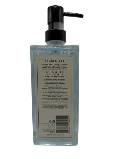 Pecksniffs Hand Wash Blueberries Blackberries 500ml - Luxurious Glass Bottle - Everyday Bargainz