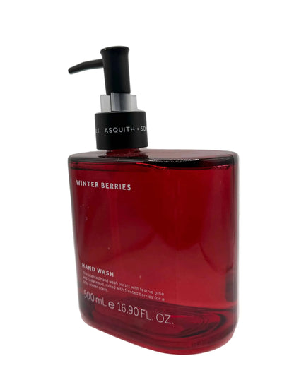 Asquith & Somerset Winter Berries Hand Wash 500ml - Nourishing & Invigorating - Everyday Bargainz