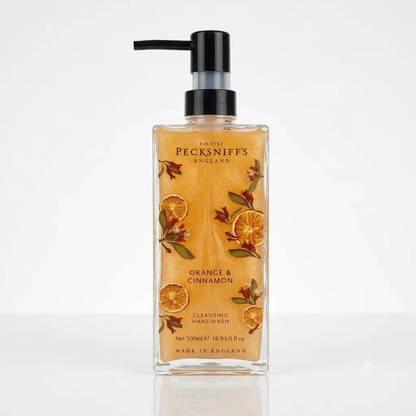 Pecksniff's Pecksniffs Orange Cinnamon Hand Wash 500ml - Luxurious Glass Cleanser - Liquid Hand Soap Health & Beauty:Bath & Body:Hand Washes