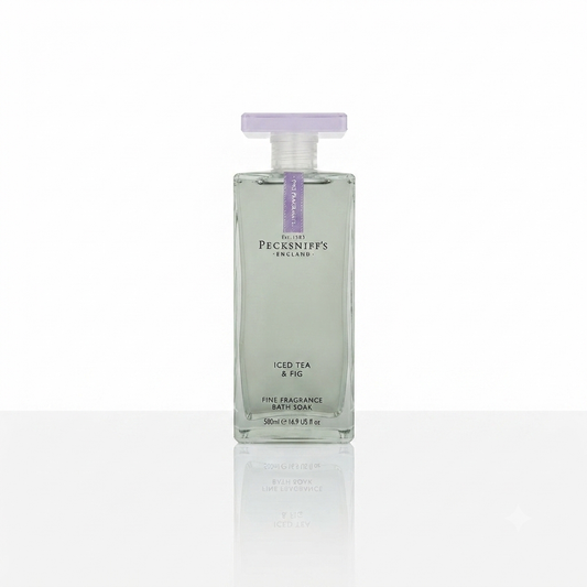 Pecksniffs Iced Tea Fig Bath Soak 500ml - Luxurious Relaxation for Your Bath Time