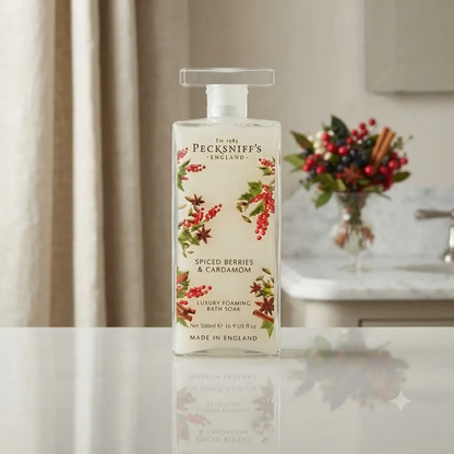 Pecksniff's Pecksniffs Spiced Berries Bath Soak 500ml with Cardamom Essence - Bath Salts & Soaks Bath Soak
