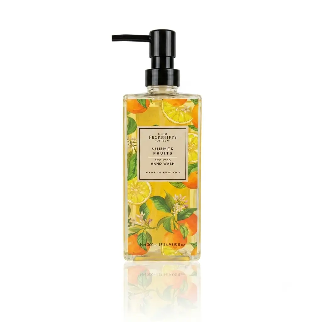 Pecksniff's Pecksniffs Summer Fruits Hand Wash 500ml - Refreshing and Nourishing Formula - Sabão líquido para as mãos Hand Wash