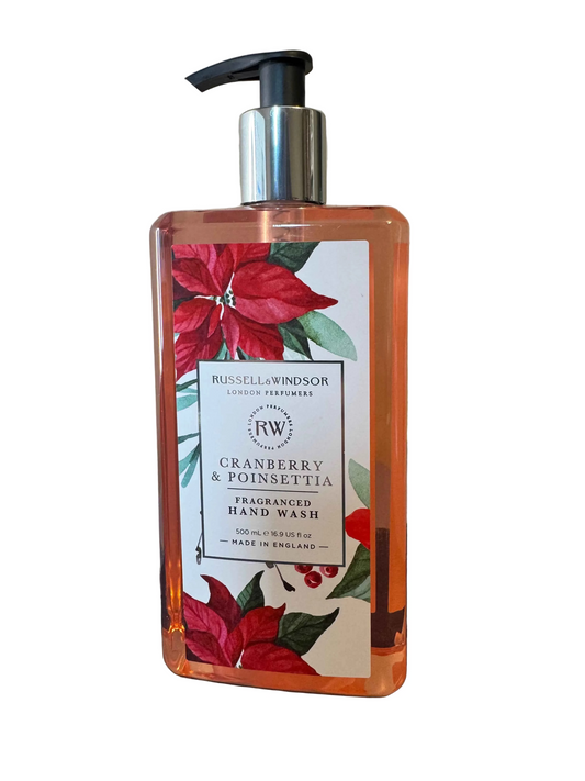 Russell & Windsor Cranberry & Poinsettia Handwash 500ml