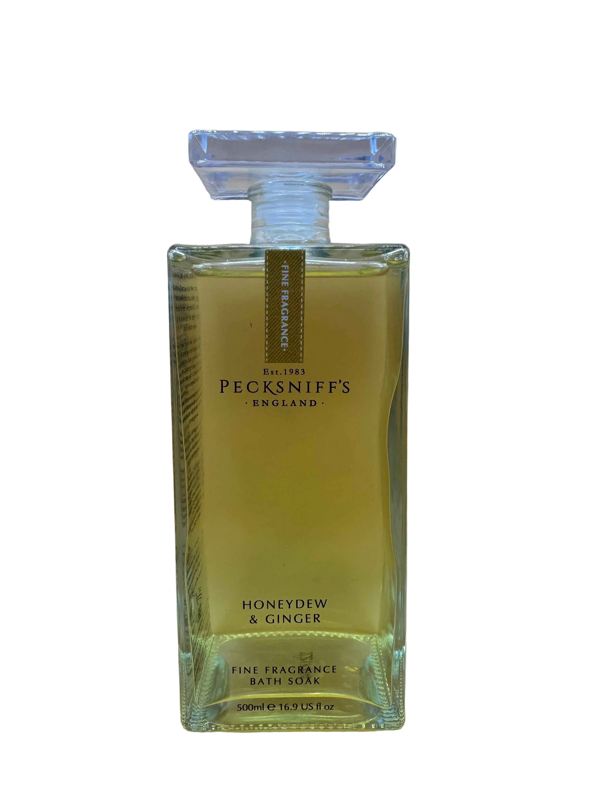 Pecksniff’s Honeydew & Ginger Bath Soak Glass 500ml