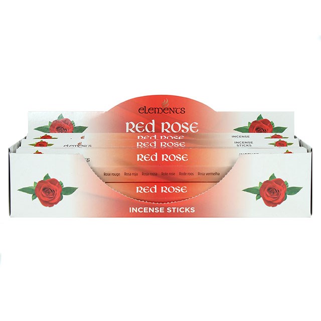 6  Packs Of Elements Red Rose Incense Sticks – Everyday Bargainz