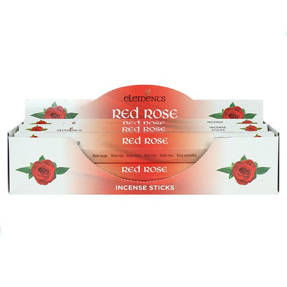 6  Packs Of Elements Red Rose Incense Sticks – Everyday Bargainz