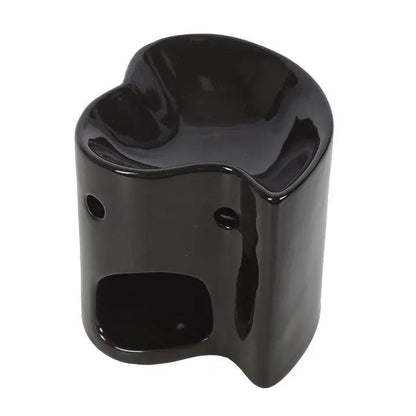 N/A Black Heart Oil Burner and Wax Warmer -