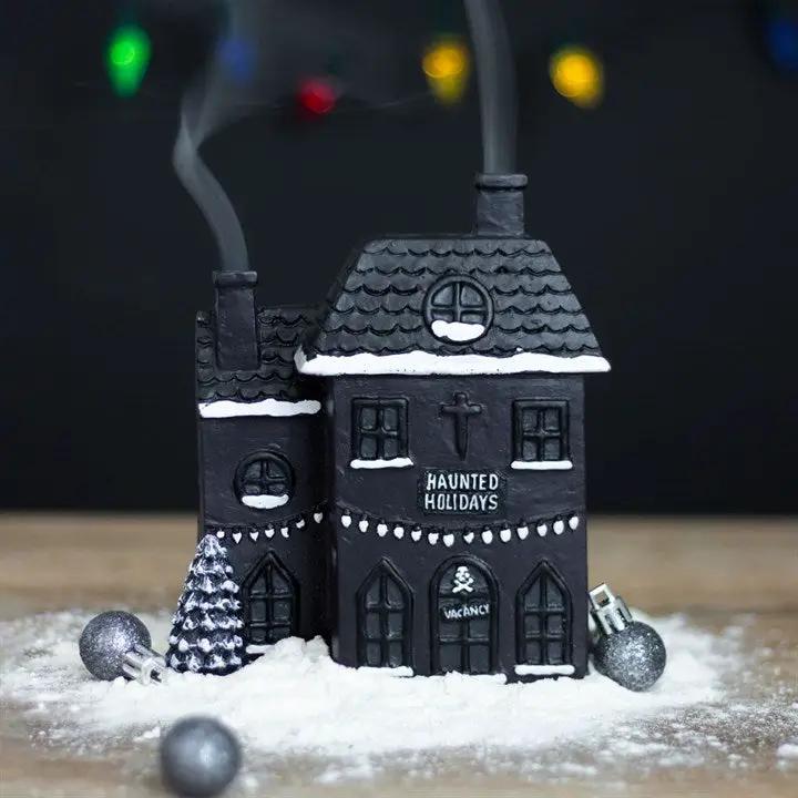 N/A Haunted Holiday House Incense Cone Burner -