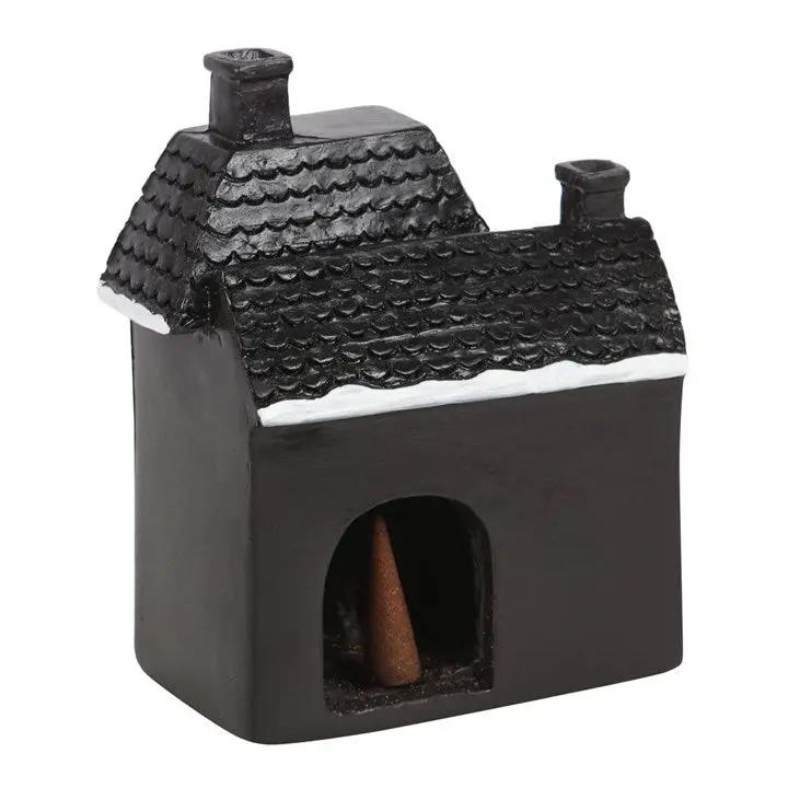 N/A Haunted Holiday House Incense Cone Burner -
