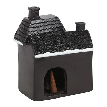 N/A Haunted Holiday House Incense Cone Burner -