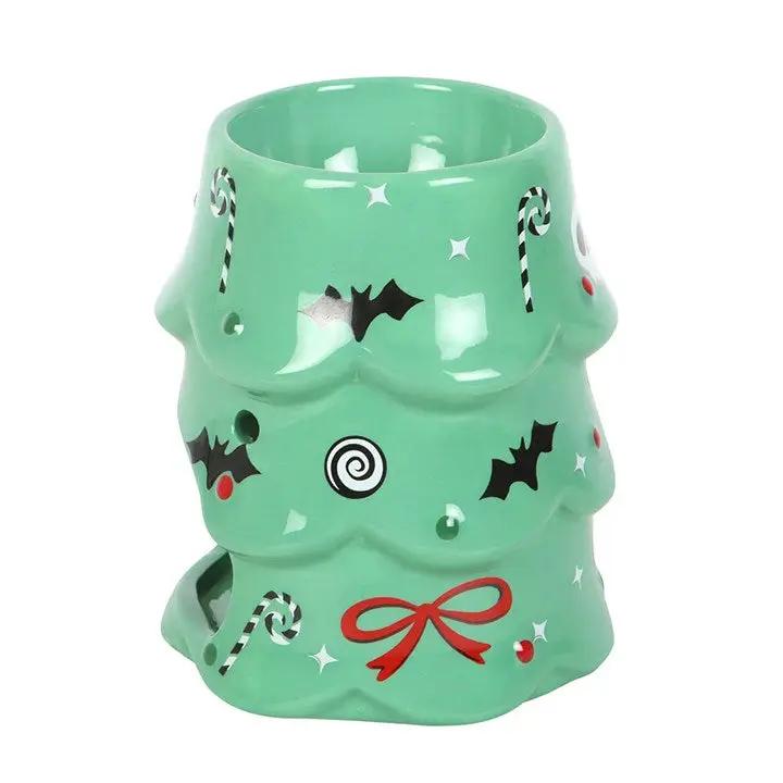 N/A Creepy Christmas Tree Oil Burner and Wax Warmer -