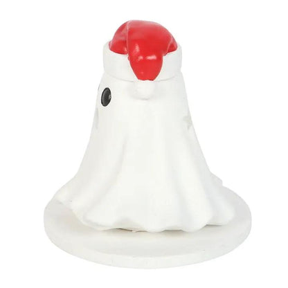 N/A Ghost with Santa Hat Incense Cone Holder -
