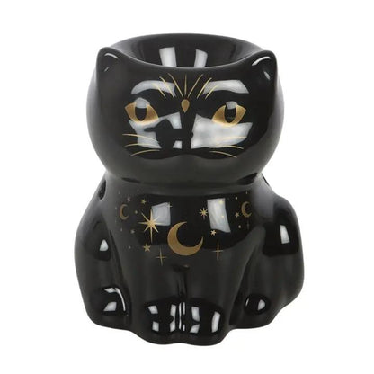 N/A Black Cat Magick Oil Burner -