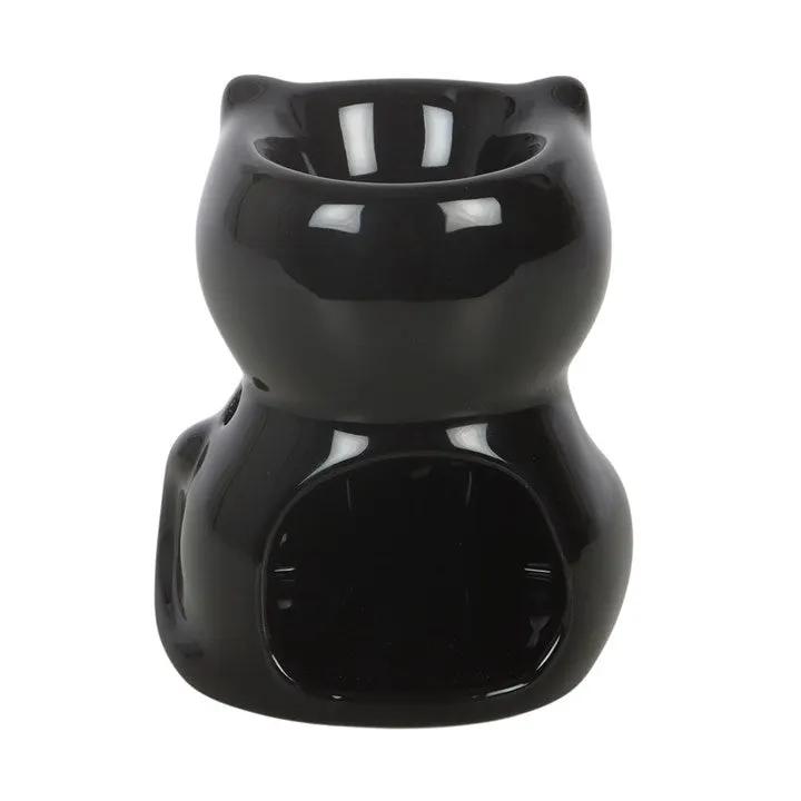 N/A Black Cat Magick Oil Burner -