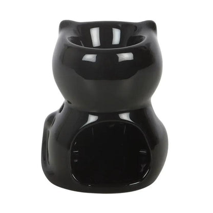 N/A Black Cat Magick Oil Burner -