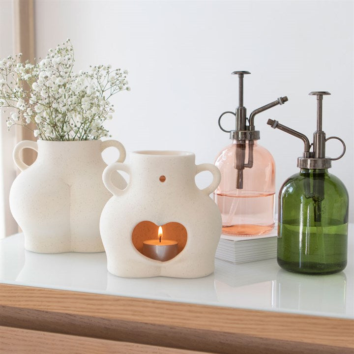 Enhance Your Indoor Garden with the Green Minimalist Glass Plant Mister