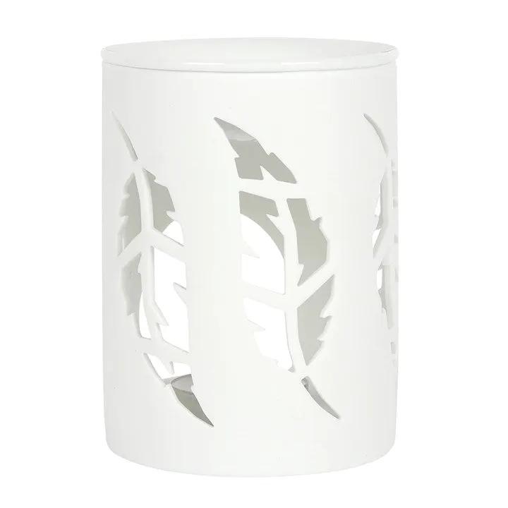 N/A White Feather Cut Out Oil Burner -
