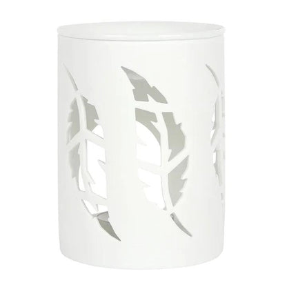 N/A White Feather Cut Out Oil Burner -